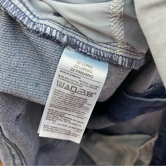 Old Navy High Rise Wow Straight Jeans 22 Long NEW Denim Women’s - Picture 7 of 7